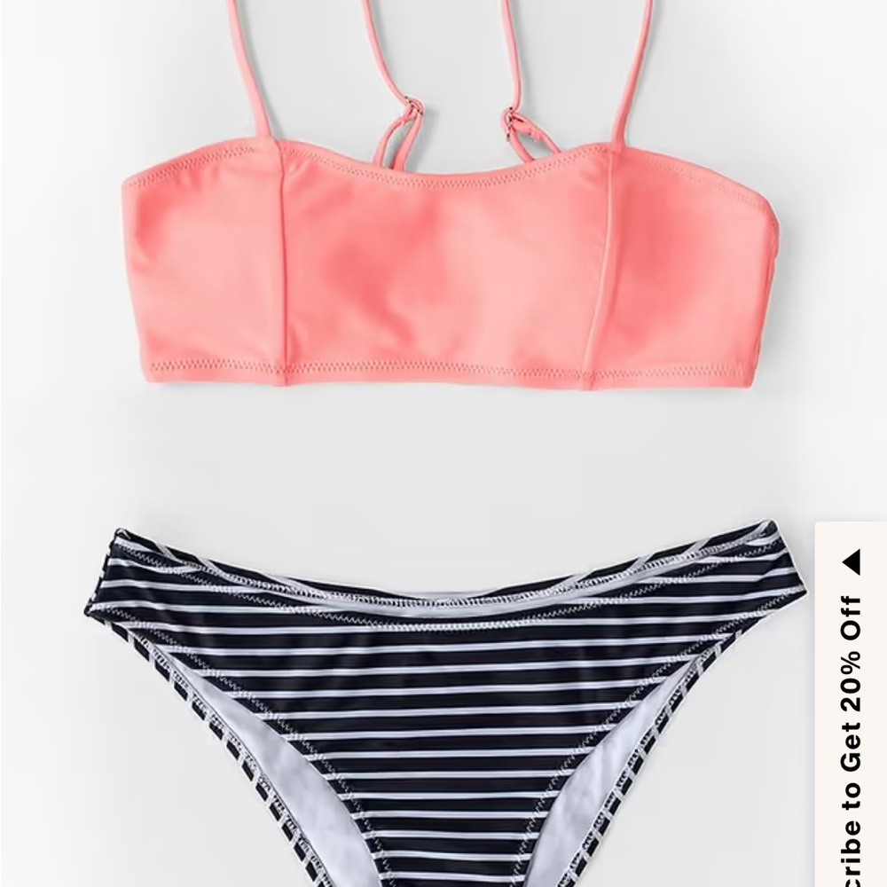 Striped bikini - Picture 2 of 5